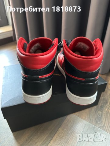 Air Jordan 1 Mid EU44/UK9, снимка 6 - Маратонки - 41584370