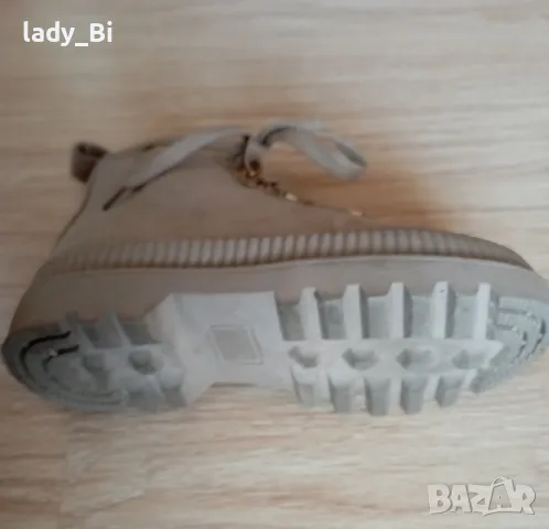 🌸 Бежови боти - 37 номер 🌸, снимка 4 - Дамски боти - 50281202