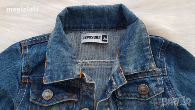 Детско дънково яке 2-3 години, снимка 2 - Детски якета и елеци - 36154624