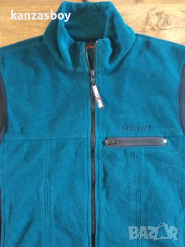 Marmot M Fleece Vest Blue Full Zip Windstopper - страхотен дамски елек С - размер, снимка 3 - Елеци - 42553639