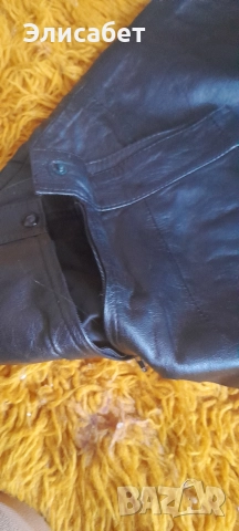 Дамска кожена пола 3/4, естествена кожа, снимка 12 - Поли - 52954201
