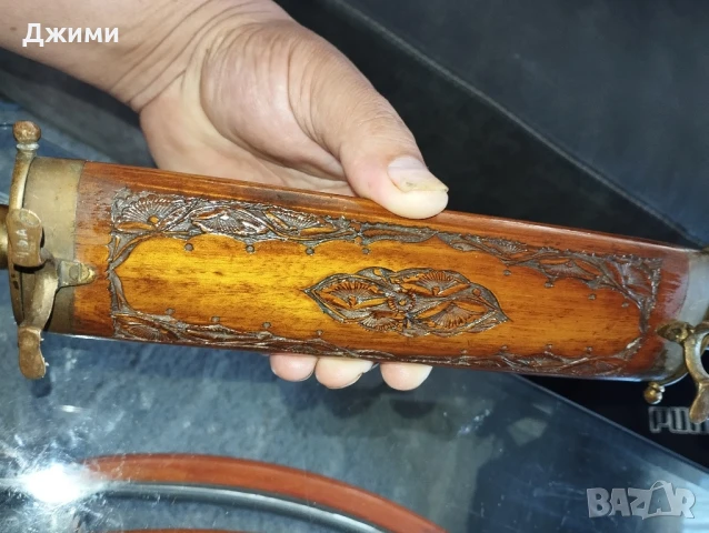 индийски резбован комплект, снимка 3 - Антикварни и старинни предмети - 50674688