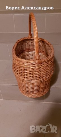 Норвежка плетена кошница за пикник и декорация, снимка 1 - Други - 41394855