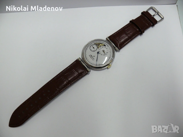 Молния Мълния СССР Регулатор преобразуван ръчен часовник, профилактиран!, снимка 6 - Мъжки - 53180484