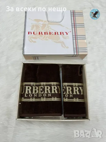 Burberry🔝Chanel Луксозни Хавлии - 2бр. в кутия - Налични Различни Цветове Код D2153, снимка 3 - Хавлиени кърпи - 49423389