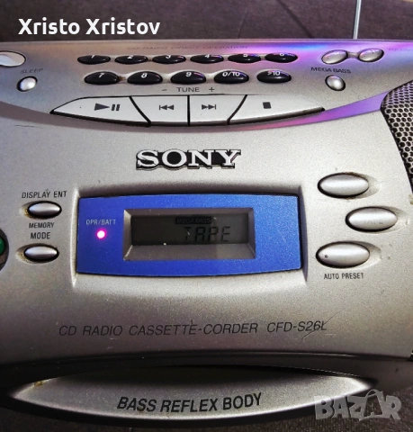 Sony CFD-S26L, снимка 3 - Радиокасетофони, транзистори - 53456449