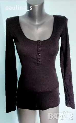 Два броя / Маркова блуза / рипс "S'Oliver" и "Pieces" / унисайз , снимка 10 - Блузи с дълъг ръкав и пуловери - 44777619