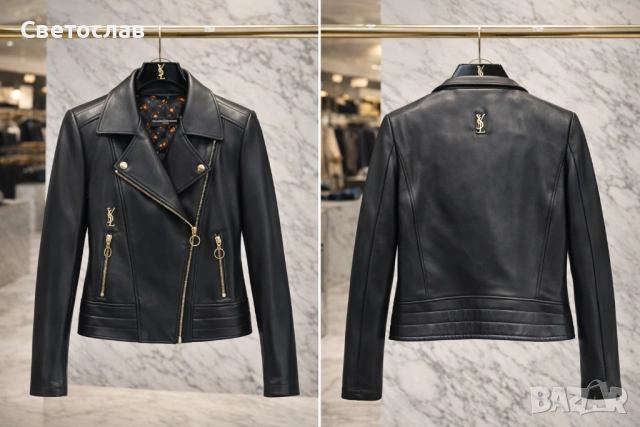 Дамски якета от естесгвена кожа , снимка 15 - Якета - 53526903