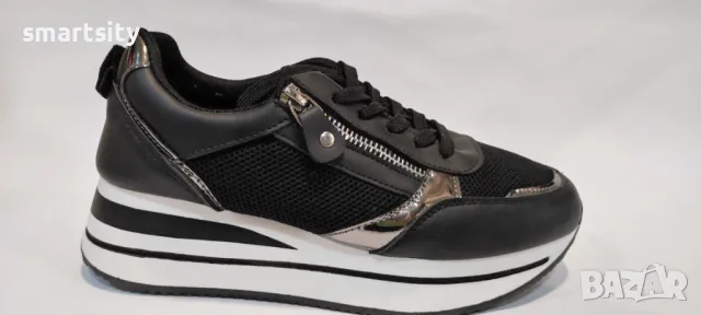 Страхотна дамски маратонки цип., снимка 4 - Маратонки - 47278779