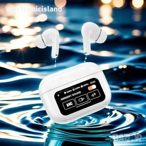 Безжични слушалки pods TWS за уши, безжични, спортни, с микрофон, ANC ENC, гласов асистент, бели, снимка 4 - Безжични слушалки - 52426217