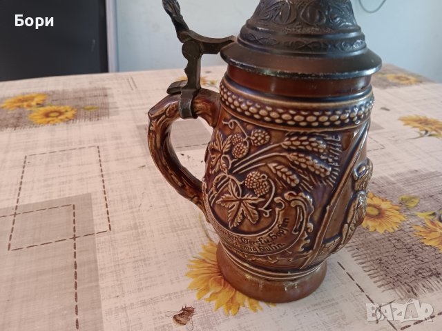 Стара немска халба 1970г, снимка 3 - Чаши - 42238863