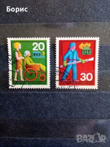 Германия - ФРГ - 1970 год., снимка 3 - Филателия - 40457762