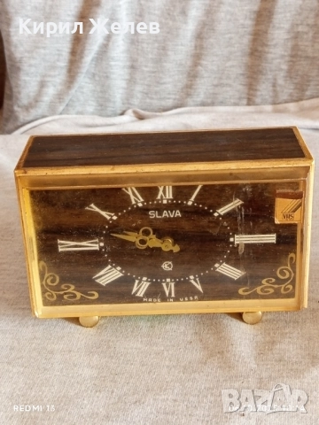 Стар будилник СЛАВА СССР рядък за КОЛЕКЦИЯ ДЕКОРАЦИЯ 15521