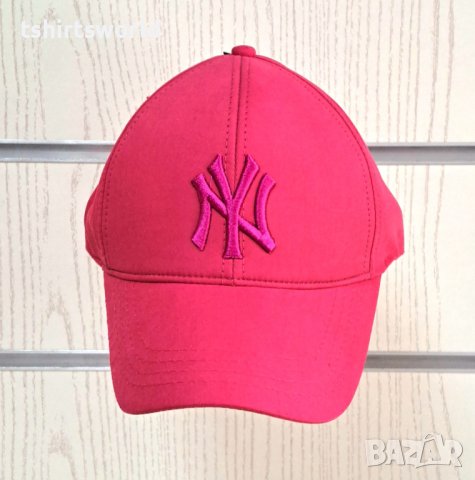 Нова шапка с козирка New York (Ню Йорк) в цвят циклама, Унисекс, снимка 1 - Шапки - 41804317