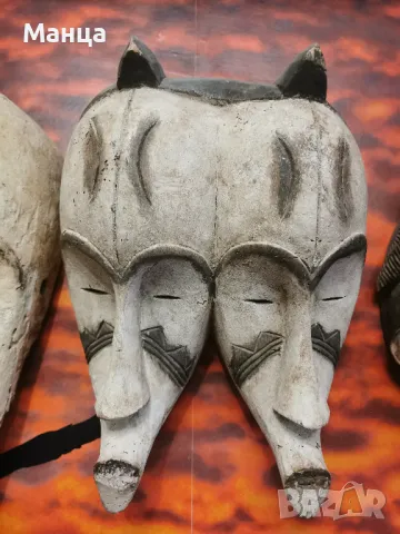 Африканска маска Фанг, снимка 2 - Антикварни и старинни предмети - 49154040