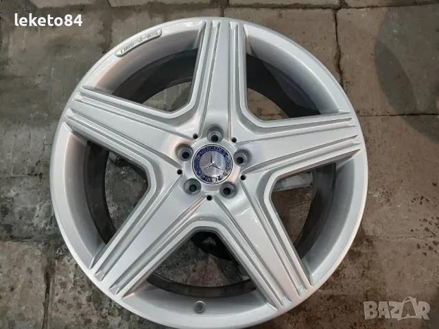 Джанти 21' AMG Mercedes 5x112, с НОВИ гуми 265/40/21  ML 164 / 166 .GL, снимка 3 - Гуми и джанти - 49757081