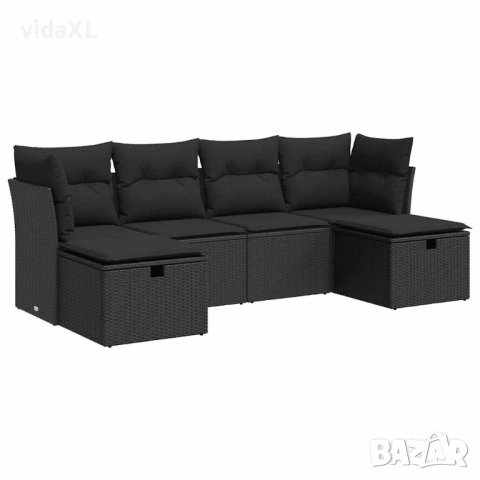 vidaXL Градински диван с възглавници（SKU:3325321）