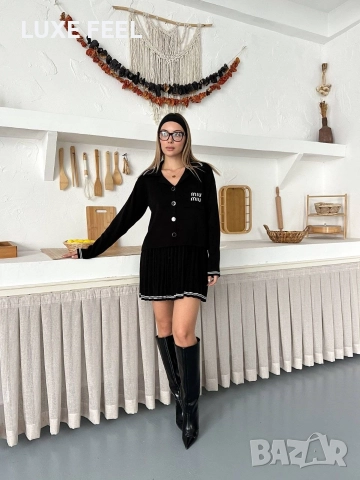 Дамски Комплекти -Плетиво ⚜️MIU MIU , снимка 2 - Комплекти - 52619508