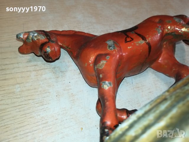 МЕТАЛЕН КОН ОТ ФРАНЦИЯ-АНТИКА 2410231618, снимка 4 - Антикварни и старинни предмети - 42703401