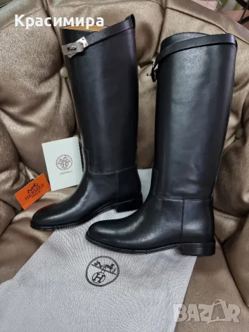 Ботуши Hermes, снимка 3 - Дамски ботуши - 48300391