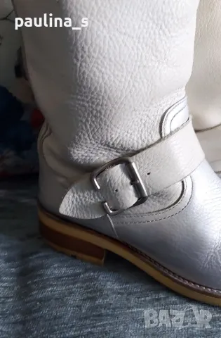 "Bullboxer" / естествена кожа / ботуши тип боти / N39, снимка 5 - Дамски боти - 47493819