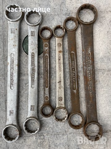 КЛЮЧОВЕ ЗВЕЗДИ И ЛУЛИ  от17 до 32 размер ХРОМ ВАНАДИУМ ГЕРМАНИЯ, снимка 10 - Ключове - 41521124