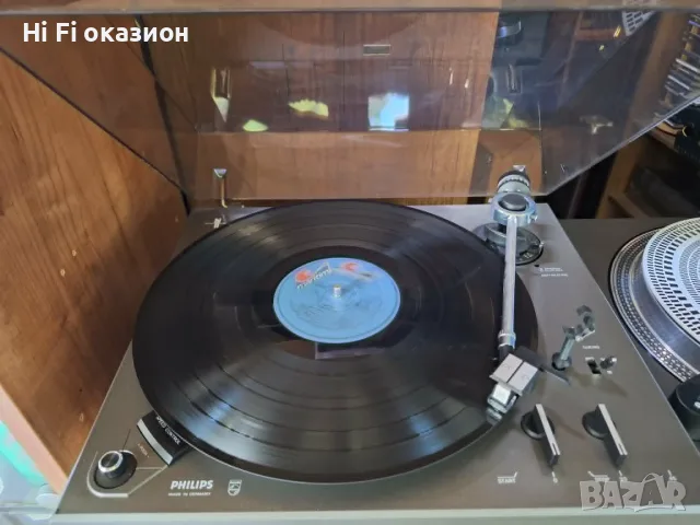 Грамофон Philips automatic 673 Пълен автомат, снимка 2 - Грамофони - 55798833
