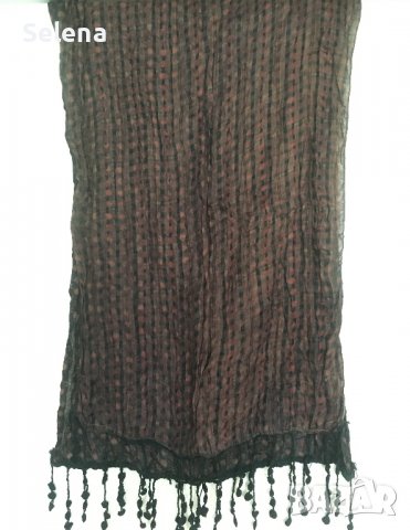 шал с две лица и намачкан ефект