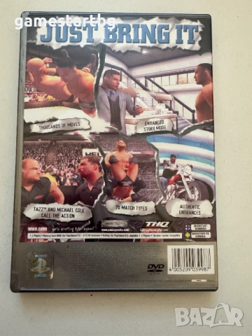 WWF SmackDown: Just Bring It за PS2, снимка 2 - Игри за PlayStation - 53108487
