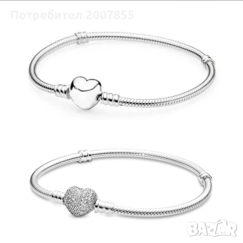 Сребърни дамски гривни Pandora 