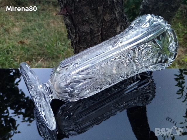 Кристална ваза, снимка 5 - Вази - 51435976