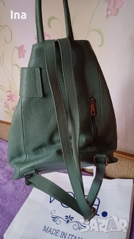 Нова! Vera Pelle раница, снимка 9 - Раници - 52450525