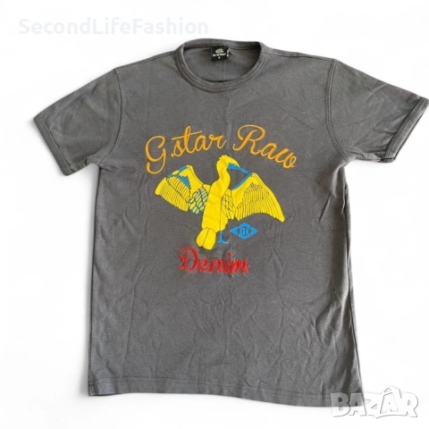 Мъжка тениска G-Star Raw размер S с птица
