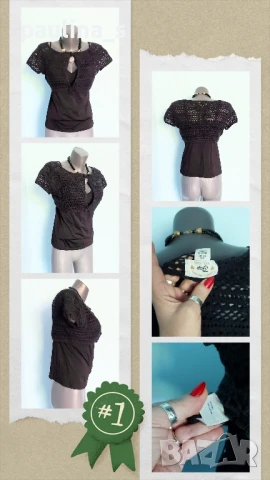 Четири различни броя / Дантелен топ, изработка на една кука , снимка 14 - Корсети, бюстиета, топове - 50530544