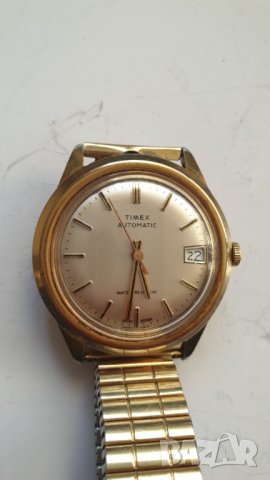 Мъжки позлатен автоматичен часовник Timex, снимка 7 - Антикварни и старинни предмети - 42563178