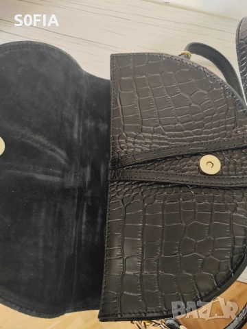 Нова Чанта през рамо от естествена кожа , снимка 3 - Чанти - 51908500