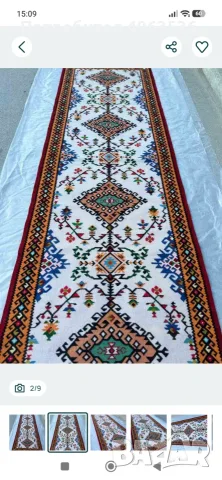Котленски килим пътека, снимка 2 - Антикварни и старинни предмети - 56270649