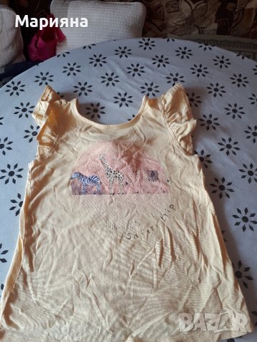 блуза за момиче в жълто 2