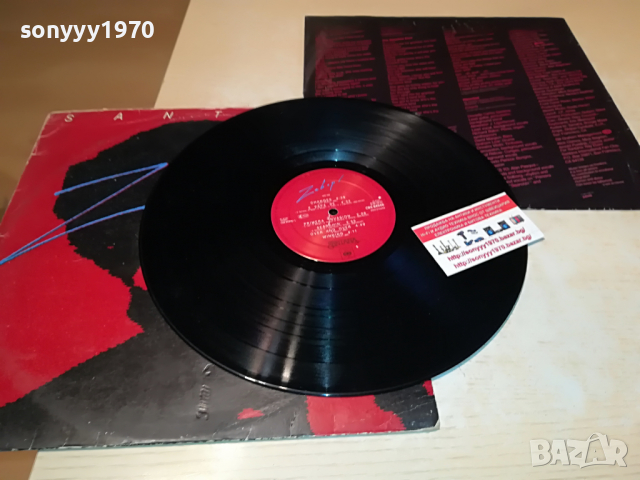 SOLD-SANTANA MADE IN ENGLAND 0504222119, снимка 2 - Грамофонни плочи - 36358268