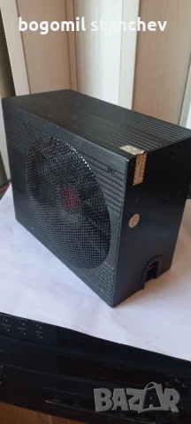 Алуминиева кутия с пусков бутон и вентилатор 13 см.