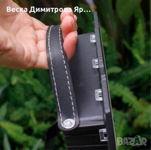 Мощен LED соларен прожектор с дистанционно, 300W, 236 LED, IP67 – Автономно осветление до 200 м², снимка 3 - Друга електроника - 50676218