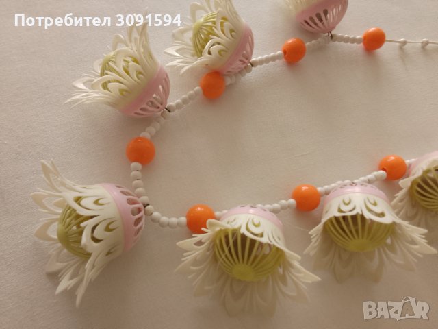 хубава колекционерска ретро верига,  играчка за легло, количката,звънци плюс звънчета всичко оригина, снимка 11 - Антикварни и старинни предмети - 44302839