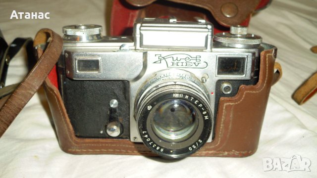 Фотоапарати КИЕВ   ФЕД 5  СМЕНА 8М  - 3бр, снимка 4 - Фотоапарати - 40287566