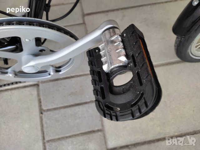 Продавам колела внос от Германия тройно сгъваем велосипед BLACK FOLDO SPORT 20 цола, снимка 3 - Велосипеди - 36520335