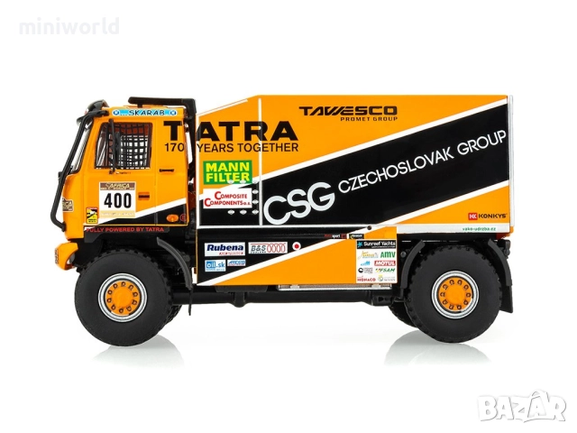 Tatra 815 2022 AER Rally DAKAR Tomáš Tomeček - мащаб 1:43 на KADEN моделът е нов в кутия, снимка 4 - Колекции - 52306894