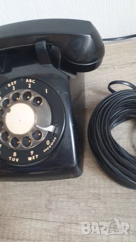 Стар телефон с шайба, снимка 5 - Антикварни и старинни предмети - 41905890