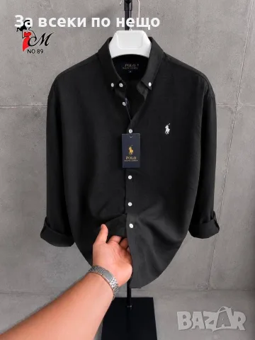 Polo Ralph Lauren Стилна Мъжна Риза С Дълъг Ръкав - Различни Цветове Код SK2055