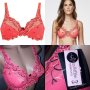 Hunkemoller 75 C- Нов сутиен в неонов ярък цвят с меки чашки с банел , снимка 1