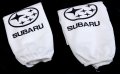 Автомобилни калъфки за наглавници (2бр. К-Т) За Subaru Субару / Бели Универсален и Еластичен Модел, снимка 1 - Аксесоари и консумативи - 40940018