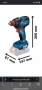 Bosch GDX 18V-200 двоен винтоверт БЕЗЧЕТКОВ, снимка 6